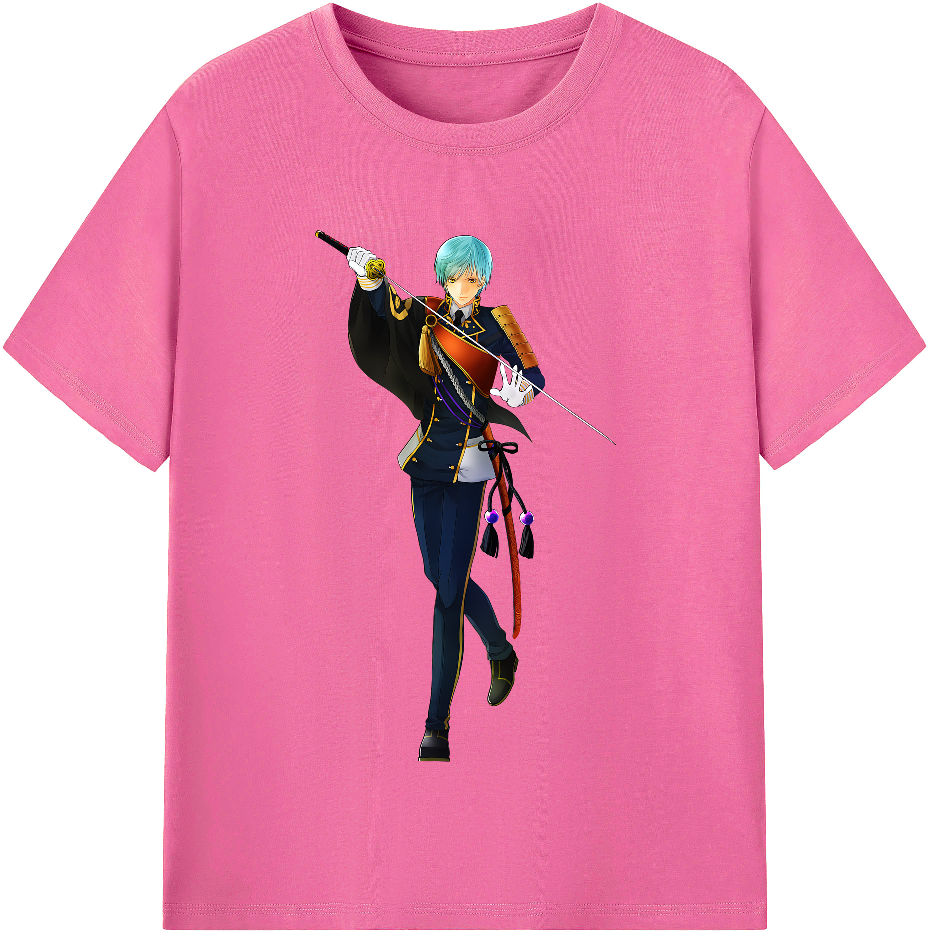 （画像用） 刀剣乱舞 Touken Ranbu レディースカジュアルプリントTシャツ（綿100％）